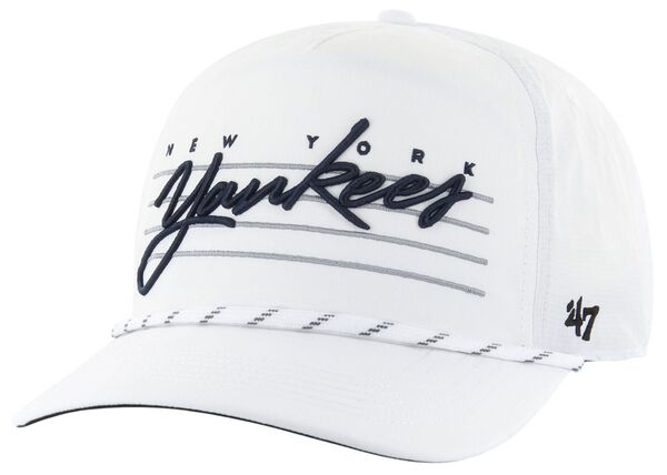 フォーティーセブン メンズ アクセサリー 帽子 ダウン '47 Adult New York Yankees White Downburst Hitch Adjustable Hat NoColor ホワイト