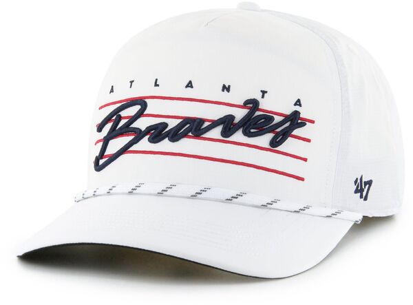 フォーティーセブン レディース アクセサリー 帽子 ダウン '47 Men's Atlanta Braves White Downburst Hitch Adjustable Hat NoColor ホワイト 13,480円