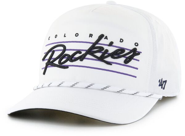 フォーティーセブン レディース アクセサリー 帽子 ダウン '47 Adult Colorado Rockies White Downburst Hitch Adjustable Hat NoColor ホワイト 13,480円