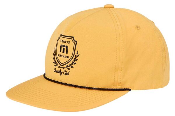 トラビスマヒュー メンズ アクセサリー 帽子 TravisMathew Adult Local Favorite Snapback Golf Hat Spruce Yellow イエロー