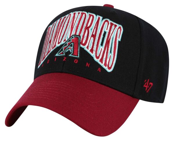 フォーティーセブン レディース アクセサリー 帽子 '47 Adult Arizona Diamondbacks Black Drawbridge MVP Adjustable Hat NoColor ブラック