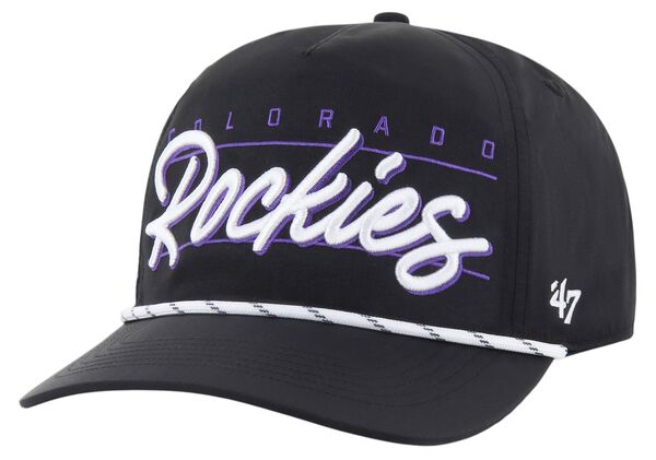 フォーティーセブン レディース アクセサリー 帽子 '47 Adult Colorado Rockies Black Condor Hitch Adjustable Hat NoColor ブラック|ReVida 店