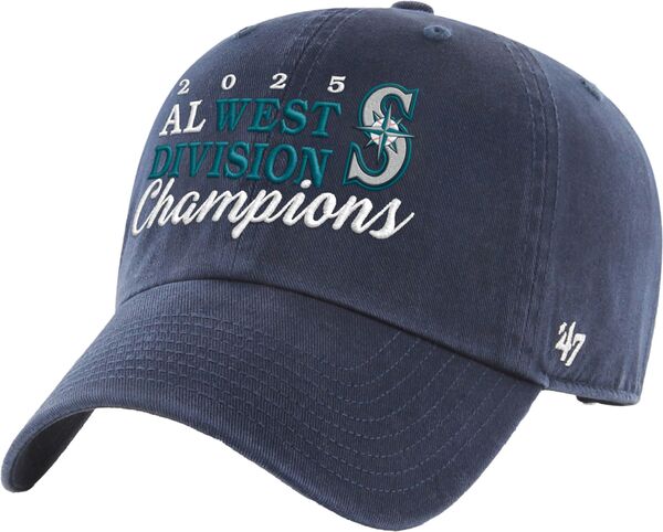 フォーティーセブン メンズ アクセサリー 帽子 '47 Adult Seattle Mariners 2025 AL West Division Champions Clean Up Adjustable Hat NoColor
