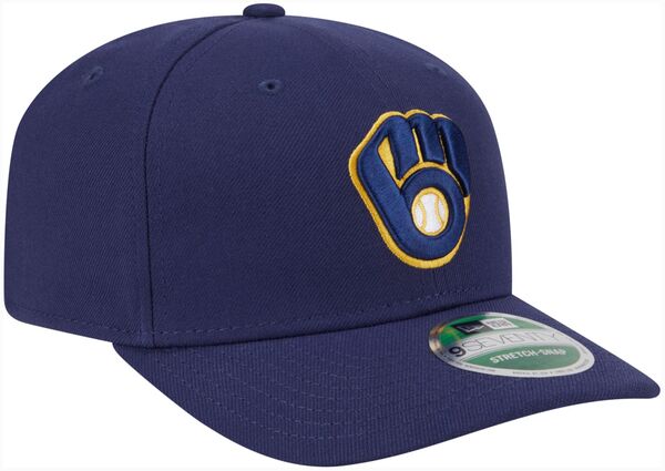 ニューエラ レディース アクセサリー 帽子 New Eradult Milwaukee Brewers Navy 9Seventy Playereplicadjustable Hat NoColor ネイビー