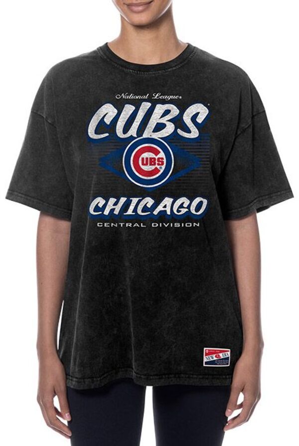 ニュー内鰓 レディース トップス プルオーバー New Era Women\u0027s Chicago Cubs Black Throwback T-Shirt NoColor 黒いこと