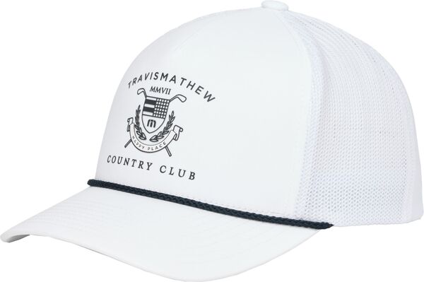 トラビスマヒュー メンズ アクセサリー 帽子 TravisMathew Men's Tour Tempo Golf Hat White ホワイト