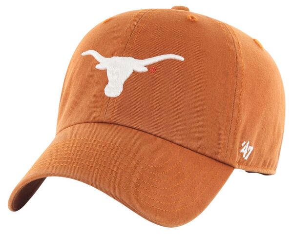 フォーティーセブン メンズ アクセサリー 帽子 '47 Men's Texas Longhorns Orange Clean Up Adjustable Hat NoColor オレンジ｜ReVida 店
