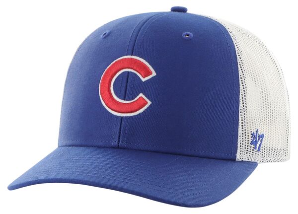 フォーティーセブン メンズ アクセサリー 帽子 '47 Men's Chicago Cubs Royal Adjustable Trucker Hat NoColor｜ReVida 店