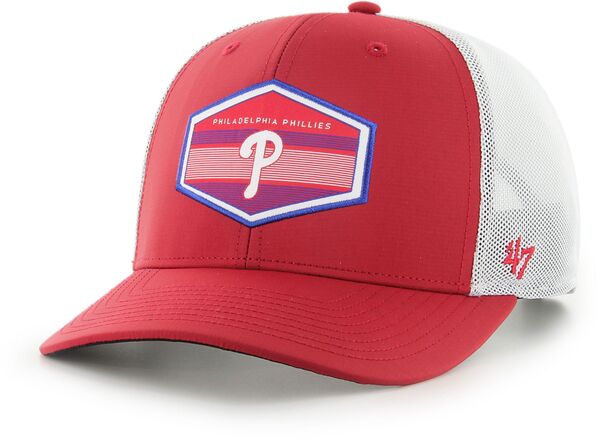 フォーティーセブン メンズ アクセサリー 帽子 '47 Adult Philadelphia Phillies Red Burgess Trucker Hat NoColor レッド|ReVida 店