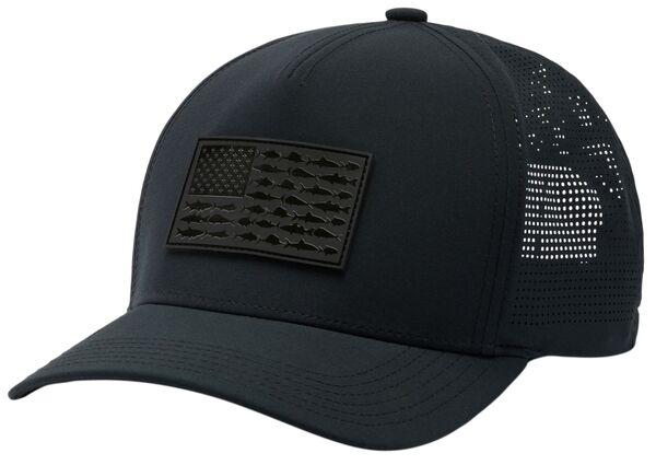 コロンビア レディース アクセサリー 帽子 Columbia Men's PFG Elite 110 Snapback Hat Black/Fish Flag ブラック
