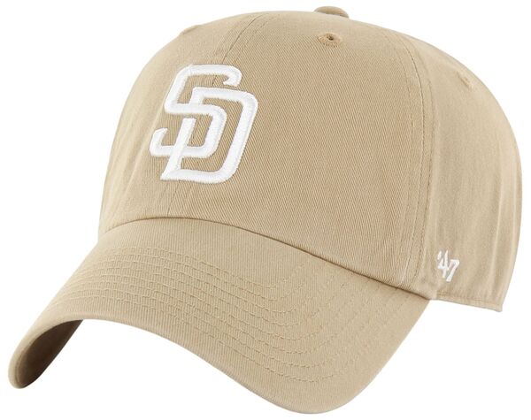 フォーティーセブン レディース アクセサリー 帽子 '47 Adult San Diego Padres Khaki Clean Up Adjustable Hat NoColor カーキ