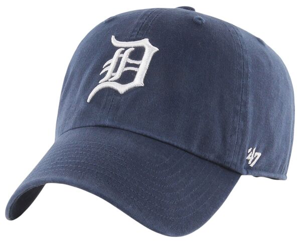 フォーティーセブン レディース アクセサリー 帽子 '47 Adult Detroitigers Navy Clean Up Adjustable Hat NoColor ネイビー
