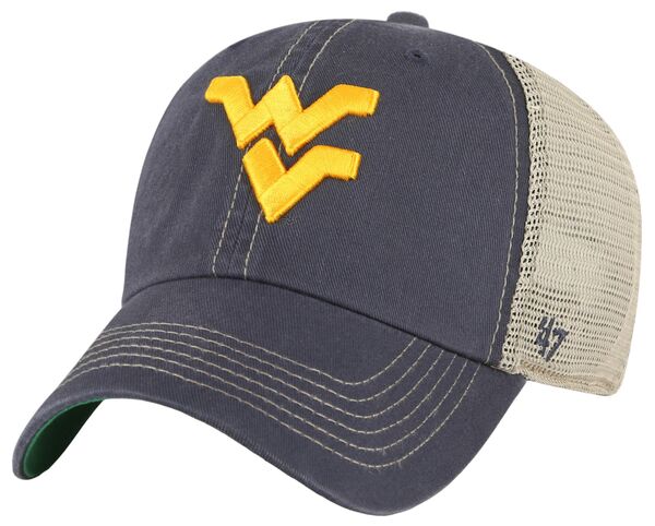 フォーティーセブン レディース アクセサリー 帽子 '47 ‘ 47 Men's West Virginia Mountaineers Navy Trawler Clean Up Adjustable Hat NoColor ネイビー|ReVida 店