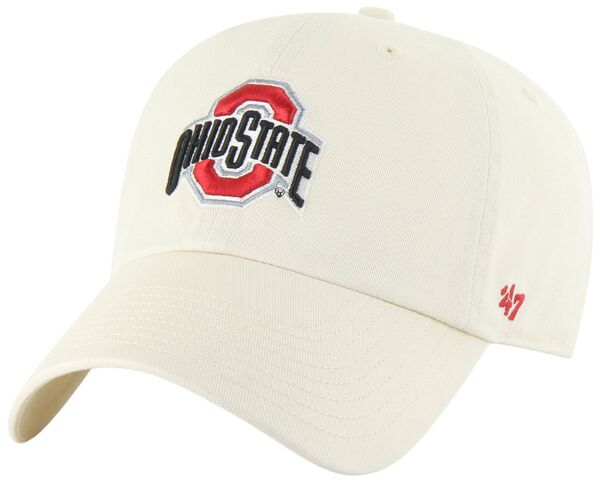 フォーティーセブン レディース アクセサリー 帽子 ロゴ '47 Adult Ohio State Buckeyes Natural TC Fashion Logo Clean Up Adjustable Hat NoColor