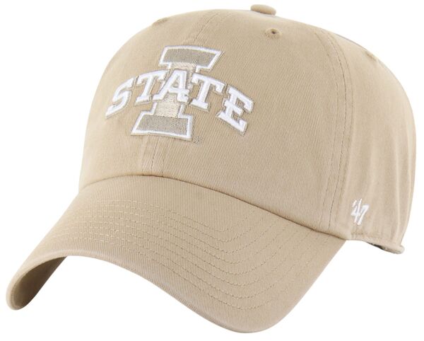 フォーティーセブン レディース アクセサリー 帽子 '47 Adult Iowa State Cyclones Khaki Clean Up Adjustable Hat NoColor カーキ|ReVida 店