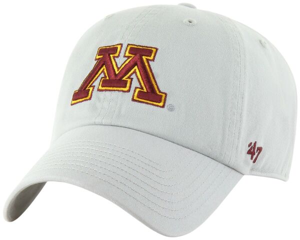フォーティーセブン レディース アクセサリー 帽子 '47 Adult Minnesota Golden Gophers Grey Clean Up Adjustable Hat NoColor グレー
