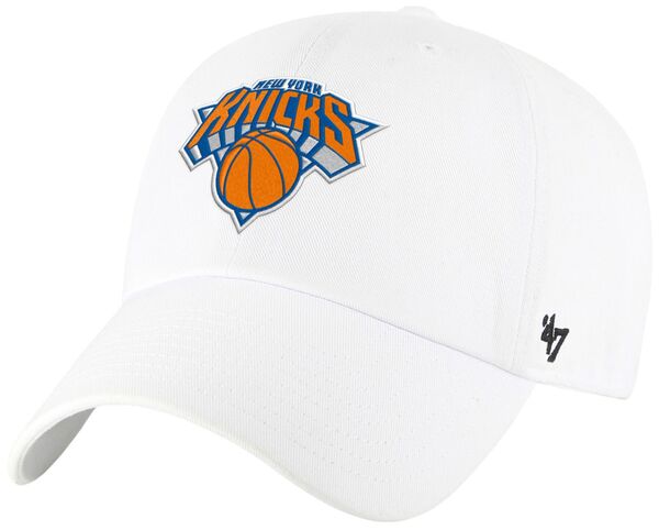 フォーティーセブン メンズ アクセサリー 帽子 ロゴ '47 Adult New Yorknicks White Logo Clean Up Adjustable Hat NoColor ホワイト｜ReVida 店