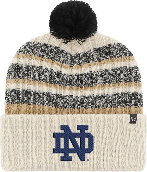 フォーティーセブン レディース アクセサリー 帽子 ニット '47 Adult Notre Dame Fighting Irish Natural Tavern Knit Beanie NoColor
