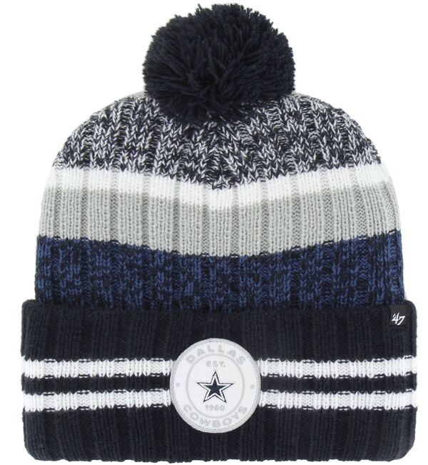 フォーティーセブン レディース アクセサリー 帽子 ニット '47 Adult Dallas Cowboys Navy Quiver Cuffed Knit Beanie NoColor ネイビー｜ReVida 店
