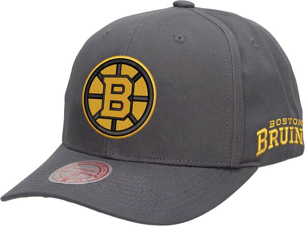 ミッチェル&ネス メンズ アクセサリー 帽子 Mitchell & Ness Adult Boston Bruins Grey Storm Snapback Hat NoColor グレー｜ReVida 店