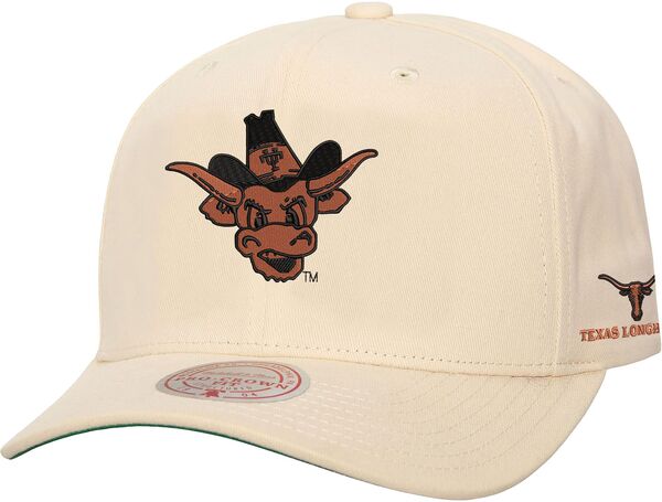 ミッチェル&ネス レディース アクセサリー 帽子 Mitchell & Ness Men's Texas Longhorns Cream Pro Crown Adjustable Snapback Hat NoColor クリーム 9,735円