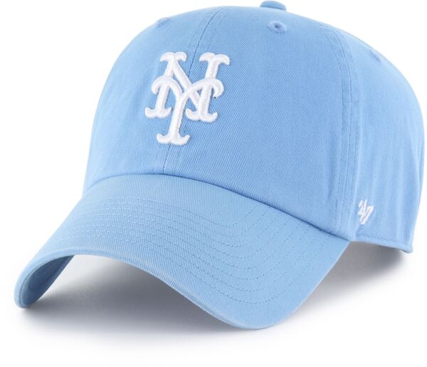 フォーティーセブン メンズ アクセサリー 帽子 '47 Adult New York Mets Light Blue Clean Up Adjustable Hat NoColor ブルー|ReVida 店