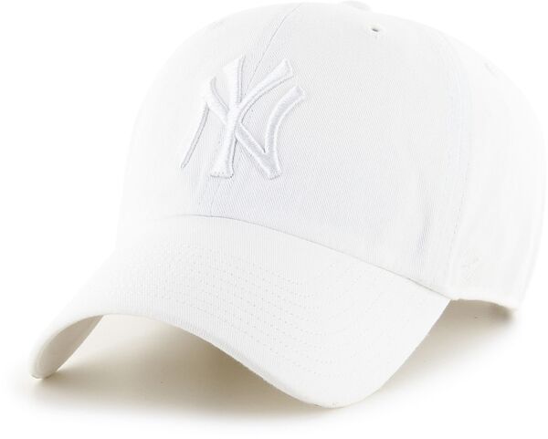 フォーティーセブン レディース アクセサリー 帽子 '47 Adult New York Yankees White Clean Up Adjustable Hat NoColor ホワイト