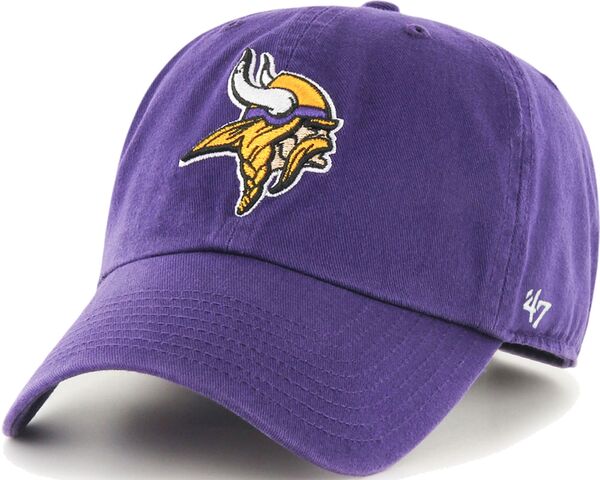 フォーティーセブン メンズ アクセサリー 帽子 '47 Adult Minnesota Vikings Purple Clean Up Adjustable Hat NoColor パープル|ReVida 店