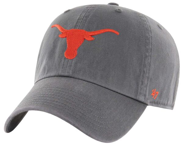 フォーティーセブン メンズ アクセサリー 帽子 '47 Men's Texas Longhorns Grey Clean Up Adjustable Hat NoColor グレー|ReVida 店