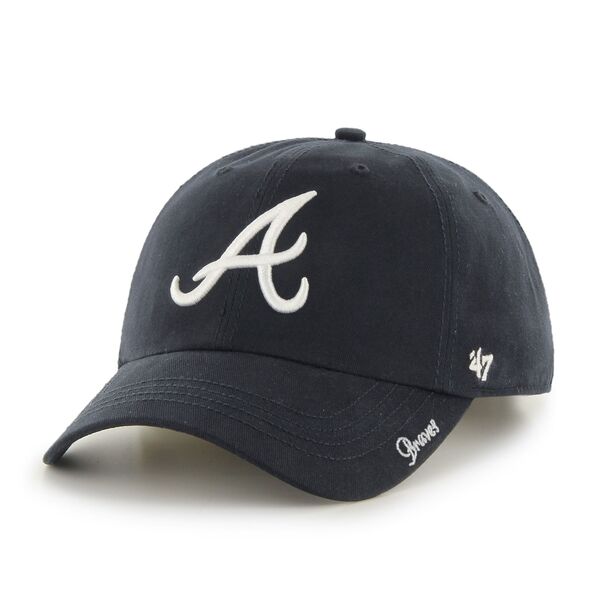 フォーティーセブン レディース アクセサリー 帽子 '47 Women's Atlanta Braves Navy Miata Clean Up Adjustable Hat NoColor ネイビー