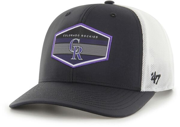 フォーティーセブン メンズ アクセサリー 帽子 '47 Adult Colorado Rockies Black Burgess Trucker Hat NoColor ブラック