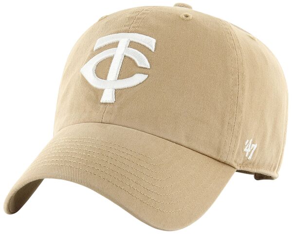 フォーティーセブン メンズ アクセサリー 帽子 '47 Adult Minnesota Twins Khaki Clean Up Adjustable Hat NoColor カーキ｜ReVida 店