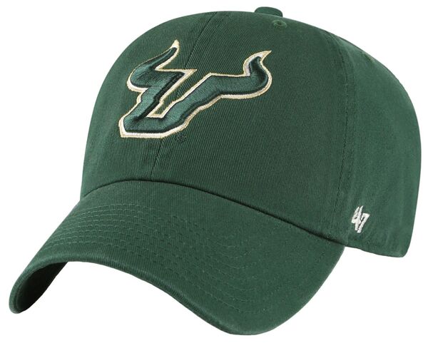 フォーティーセブン レディース アクセサリー 帽子 '47 Adult Dark Green South Florida Bulls Clean Up Adjustable Hat NoColor グリーン｜ReVida 店