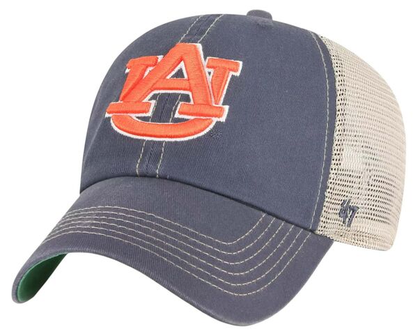 フォーティーセブン レディース アクセサリー 帽子 '47 Men's Auburn Tigers Navy Trawler Clean Up Adjustable Hat NoColor ネイビー｜ReVida 店