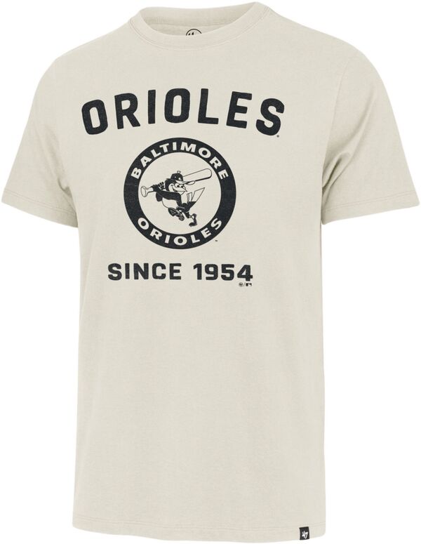 フォーティーセブン メンズ トップス Tシャツ '47 Men's Baltimore Orioles Tan Duster Franklin T-Shirt NoColor タン|ReVida 店