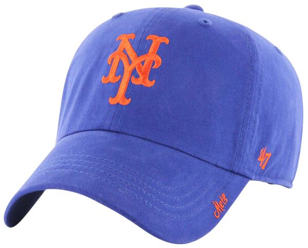 フォーティーセブン レディース アクセサリー 帽子 '47 Adult New York Mets Royal Miata Clean Up Adjustable Hat NoColor