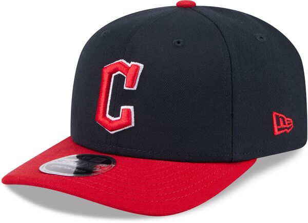 ニューエラ レディース アクセサリー 帽子 ポリエステル New Era Cleveland Guardians Navy Polyester 9Seventy Stretch Snap Hat NoColor ネイビー｜ReVida 店