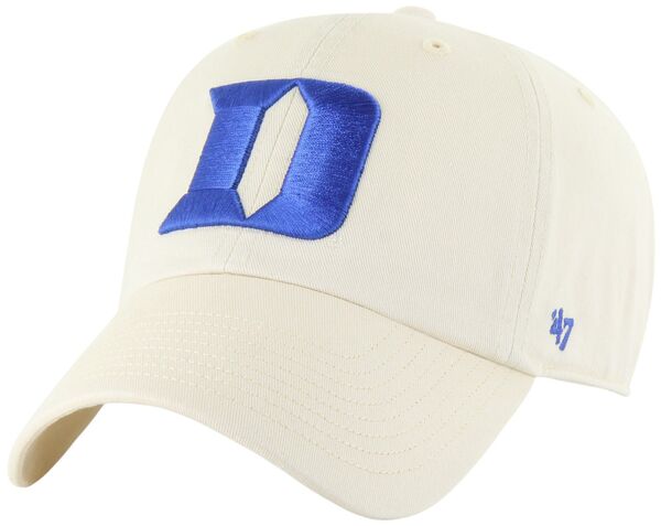フォーティーセブン レディース アクセサリー 帽子 ロゴ '47 Adult Duke Blue Devils Natural TC Fashion Logo Clean Up Adjustable Hat NoColor ブルー