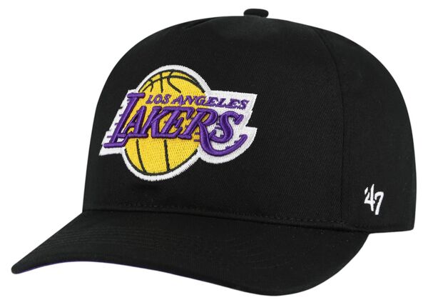 フォーティーセブン レディース アクセサリー 帽子 ロゴ '47 Adult Los Angeles Lakers Black Logo Hitch Adjustable Hat NoColor ブラック|ReVida 店