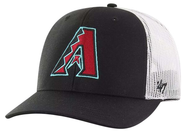 フォーティーセブン レディース アクセサリー 帽子 '47 Adult Arizona Diamondbacks Black Adjustable Trucker Hat NoColor ブラック