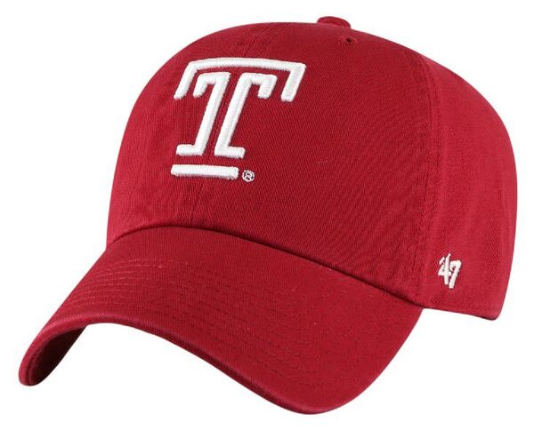 フォーティーセブン レディース アクセサリー 帽子 '47 Adultemple Owls Razored Clean Up Adjustable Hat NoColor レッド|ReVida 店