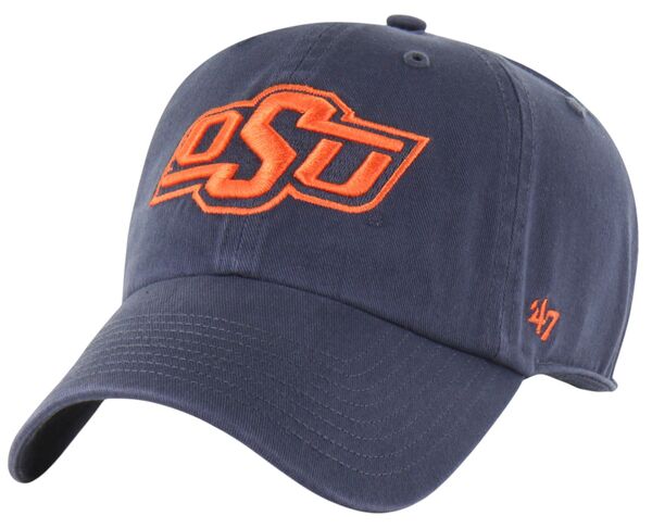 フォーティーセブン レディース アクセサリー 帽子 ヴィンテージ '47 Adult Oklahoma State Cowboys Vintage Navy Clean Up Adjustable Hat NoColor ネイビー