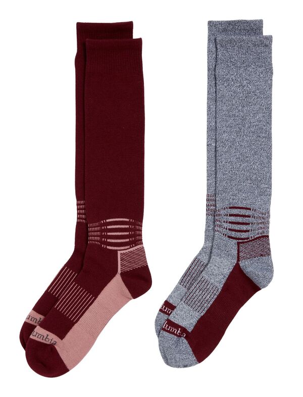 コロンビア メンズ アンダーウェア 靴下 Columbia Thermolite Base Over The Calf Sock Red Wine レッド