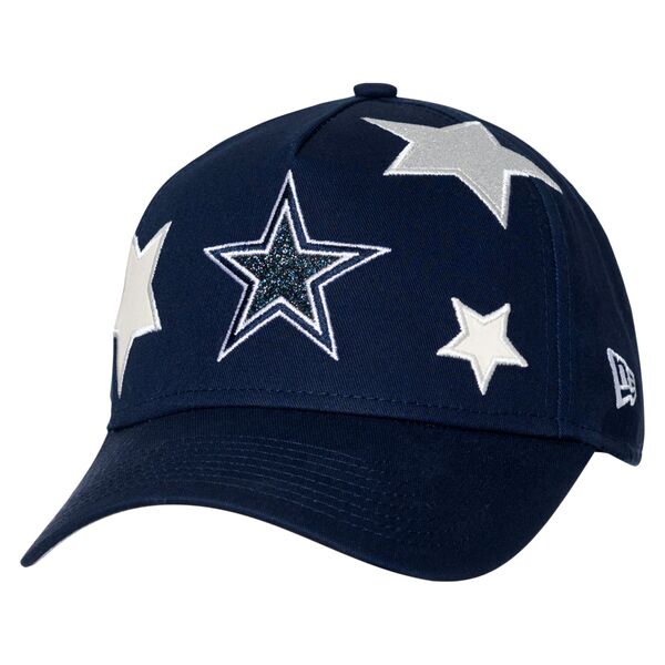 ニューエラ レディース アクセサリー 帽子 スパンコール New Era Women's Dallas Cowboys Navy Sequin Star Dome 9Forty Adjustable Hat NoColor ネイビー｜ReVida 店