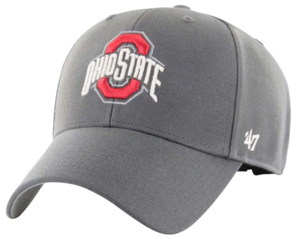 フォーティーセブン メンズ アクセサリー 帽子 '47 Ohio State Buckeyes Charcoal MVP Adjustable Hat NoColor チャコール