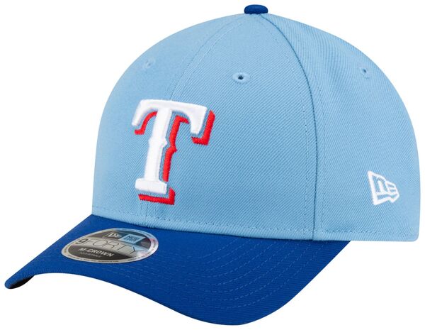 ニューエラ メンズ アクセサリー 帽子 New Eradultexas Rangers Blue Playereplica 9Forty Adjustable Hat NoColor ブルー|ReVida 店