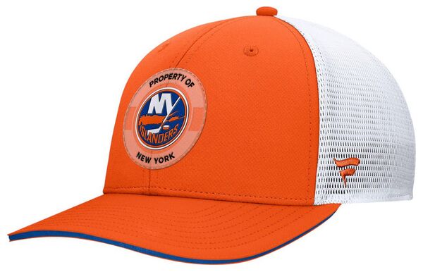 ファナティクス メンズ アクセサリー 帽子 Fanatics NHL Adult New York Islanders Orange Structured Adjustable Hat NoColor オレンジ|ReVida 店