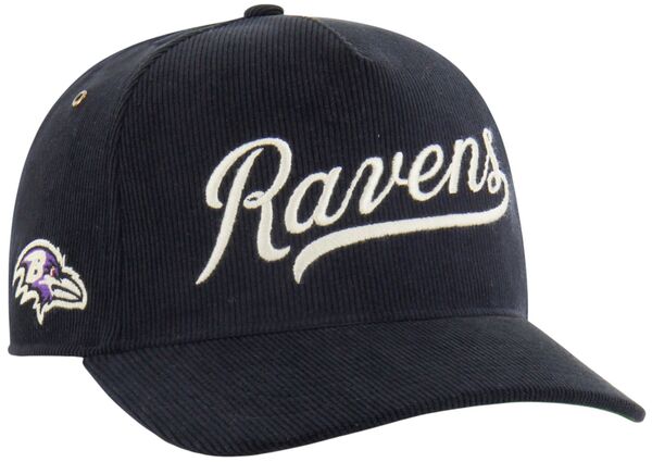 フォーティーセブン メンズ アクセサリー 帽子 '47 Adult Baltimore Ravens Black Golden Age Hitch Adjustable Hat NoColor ブラック