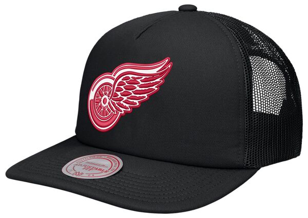 ミッチェル&ネス レディース アクセサリー 帽子 Mitchell & Ness Adult Detroit Red Wings Black Trucker Hat NoColor ブラック|ReVida 店