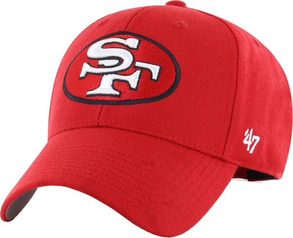 フォーティーセブン レディース アクセサリー 帽子 '47 Men'san Francisco 49ers MVP Red Adjustable Hat NoColor レッド|ReVida 店